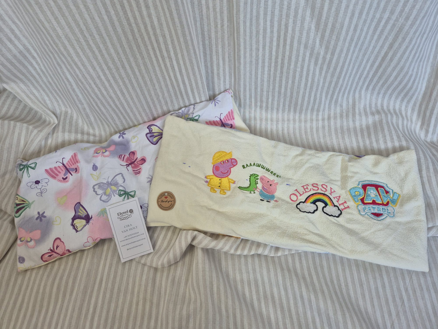 Körnerkissen und Bezüge